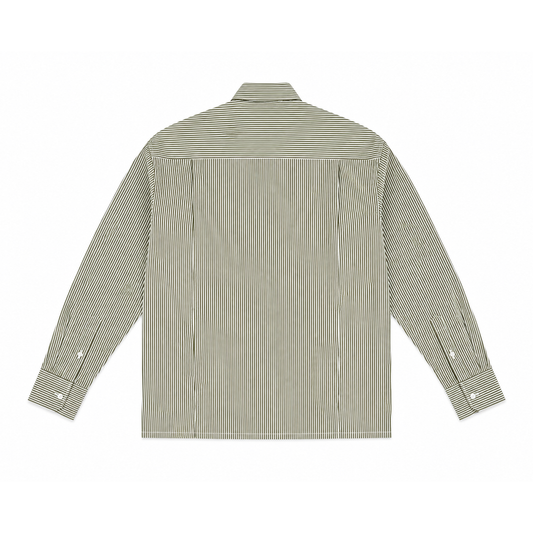 OLIVE STRIPED SHIRT
