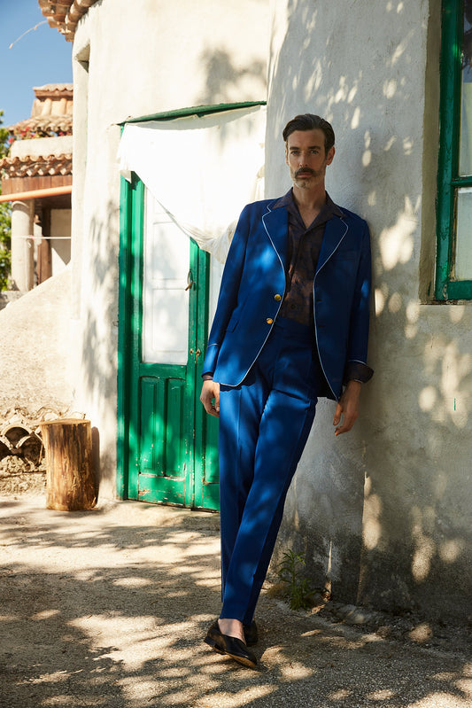 150’S PURE VIRGIN WOOL UNSTRUCTURED SUIT JACKET