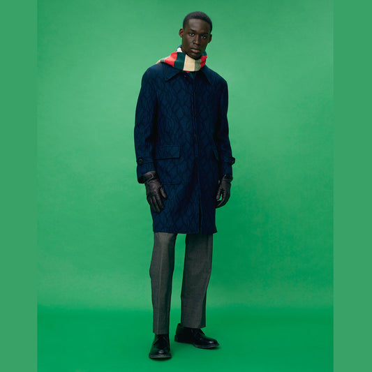 WOOL AND CASHMERE UNSTRUCTURED COAT