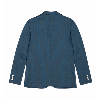 INDIGO STRIPED BLAZER