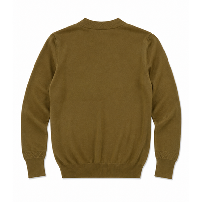 CASHMERE BLEND CREW NECK SWEATER