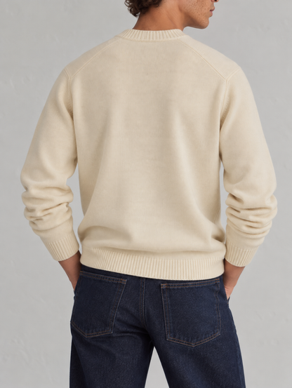 CASHMERE CREWNECK - IVORY