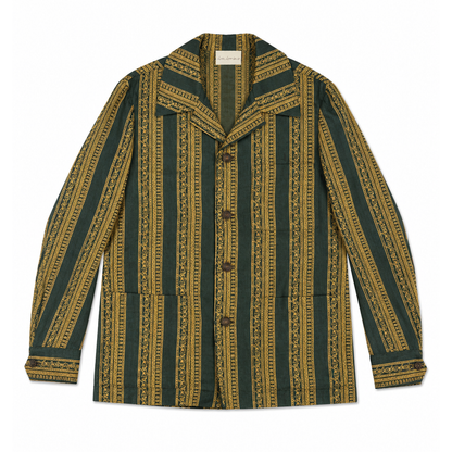 BROCADE STRIPED WORKWEAR JACKET