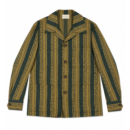 BROCADE STRIPED WORKWEAR JACKET