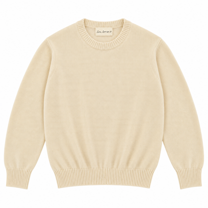 CASHMERE CREWNECK - IVORY