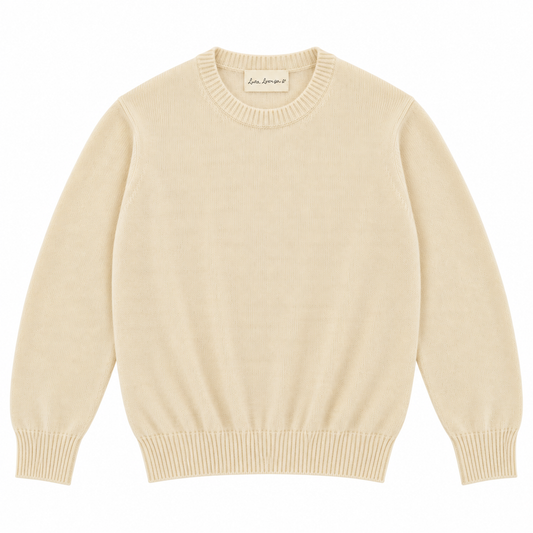 CASHMERE CREWNECK - IVORY