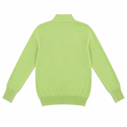 MATCHA CASHMERE-BLEND TURTLENECK