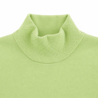 MATCHA CASHMERE-BLEND TURTLENECK
