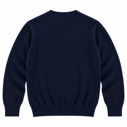 CASHMERE CREWNECK - NAVY