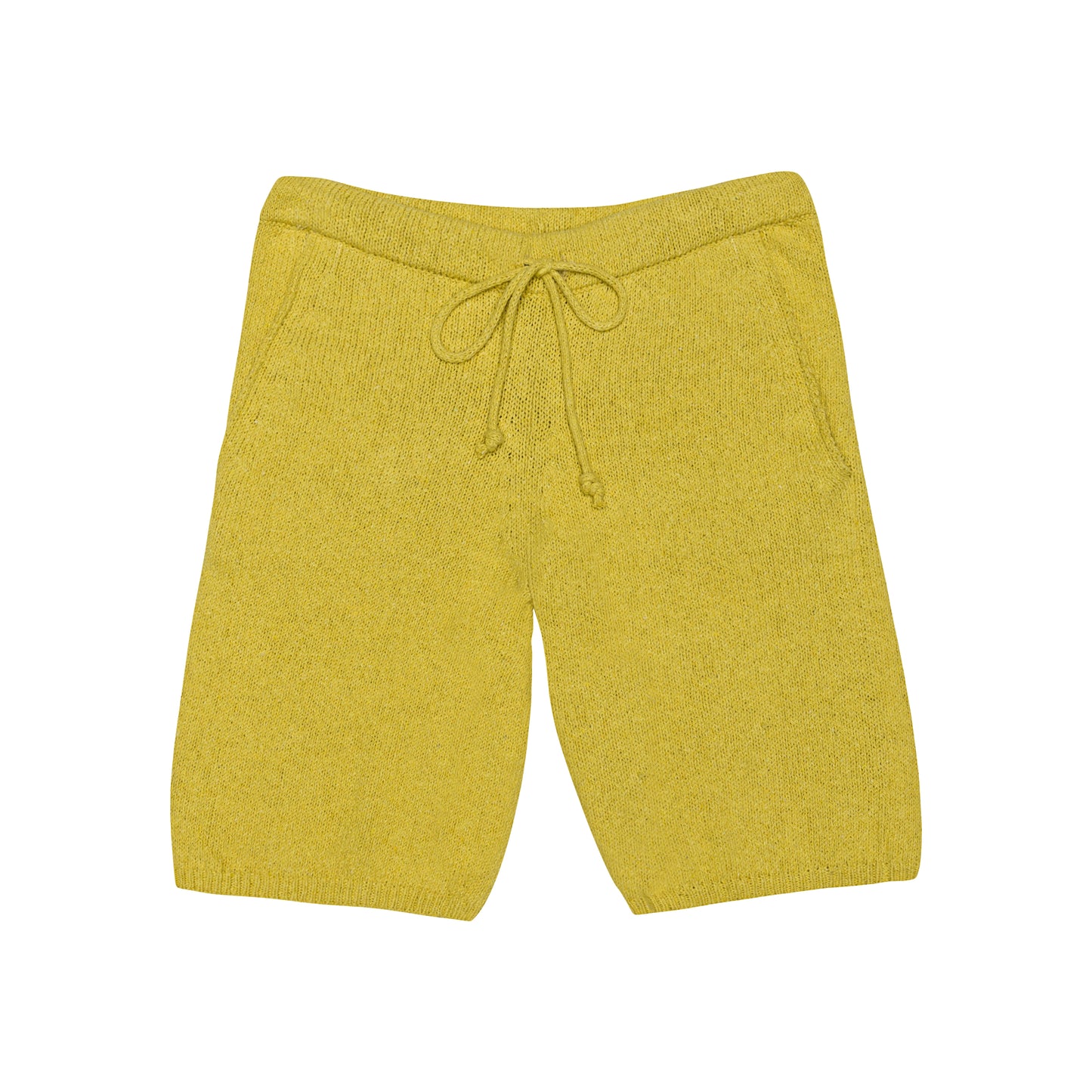 RECYCLED COTTON KNIT SHORTS