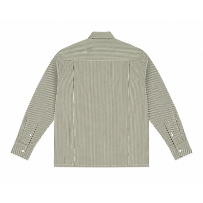 OLIVE STRIPED SHIRT